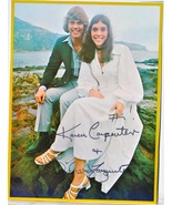 THE CARPENTERS Signed Photo x2 – Karen Carpenter, Richard Carpenter w/COA - £1,428.24 GBP