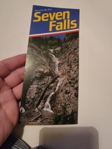 Vintage Brochure Travel Pamphlet Booklet Handout VTG Seven Falls Colorado  - £9.20 GBP