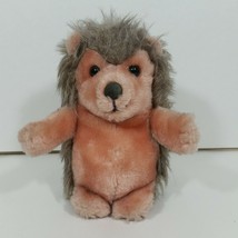VTG Dakin Hedgehog 7 in Plush Stuffed Animal Brown Hickory1982 - £10.82 GBP