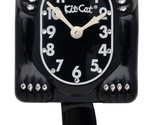 Limited Edition Black Kit-Cat Klock Swarovski Bow Crystals Jeweled Clock - £119.86 GBP