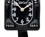 Limited Edition Black Kit-Cat Klock Swarovski Bow Crystals Jeweled Clock - $149.95