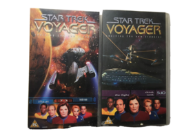 2 X Star Trek Voyager VHS Tapes 7.3 Critical Care/inside Man &amp; 5.10 The Fight - £5.37 GBP