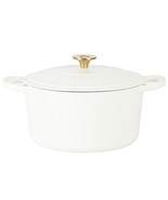 Crockpot Artisan 7 Quart Round Enameled Cast Iron Dutch Oven with Lid in... - $122.12