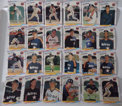 1988 Fleer Houston Astros Team Set Of 24 Baseball Cards - £1.95 GBP
