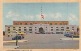 5th Regiment Armory Baltimore Maryland MD 1942 Postcard B18 - £2.30 GBP