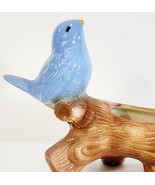 Blumen And Wares Bird Planter Bath Hand Painted Fine Pottery USA Vintage... - €34,31 EUR