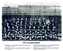 1957 CHICAGO BEARS 8X10 TEAM PHOTO FOOTBALL NFL PICTURE - $4.94