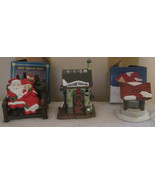 GIFT COLLECTION Porcelain Santa Claus Couple On A Bench, Wishing Well, S... - €21,58 EUR