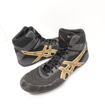 Asics Matcontrol 2 Lite Show Mens Wrestling Boxing Shoes Size 13 Black Gold - €31,25 EUR
