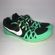 Nike Rival M Track Spikes Mens sz 13 Racing Running Shoes Cleats Black/Green NEW - £31.96 GBP