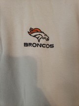 Vintage Lee Sport Denver Broncos Polo Shirt White Mens Size MEDIUM - £10.28 GBP