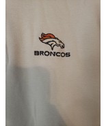 Vintage Lee Sport Denver Broncos Polo Shirt White Mens Size MEDIUM - $17.95 CAD