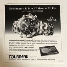 1987 Tourneau Omega Watch Vintage Print Ad pa23 - $7.91