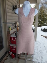 Nwot Calvin Klein Blush Knit Party Dress 6 - $49.99