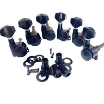 6R Black Guitar Locking Tuners JN-07 SP Lock - $40.58