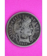 1910 D Barber Liberty Dime Scarce Semi Key Date Silver Coin Free Shippin... - $33.94 CAD