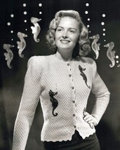 Donna Reed 1947 classic in seahorse sweater Green Dolphin Street 24x36 poster - $29.99