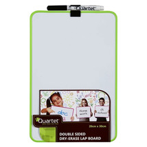 2 Sided Lap Whiteboard with Artline Marker Green (200x300mm) - £28.30 GBP