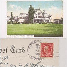 Pine Orchard CT DPO Cancel Washington 2 Cent Stamp The Anchorage Postcar... - £27.07 GBP