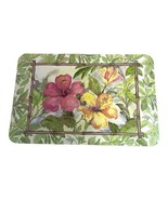 Tropical Hawaiian Plasic Betty Whittaker VTG Set Of 4 Hibiscus Placemats... - £36.60 GBP