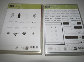 Lot of 2 Stampin' Up Sets -Tiny Tags & Text ya Later - $18.70