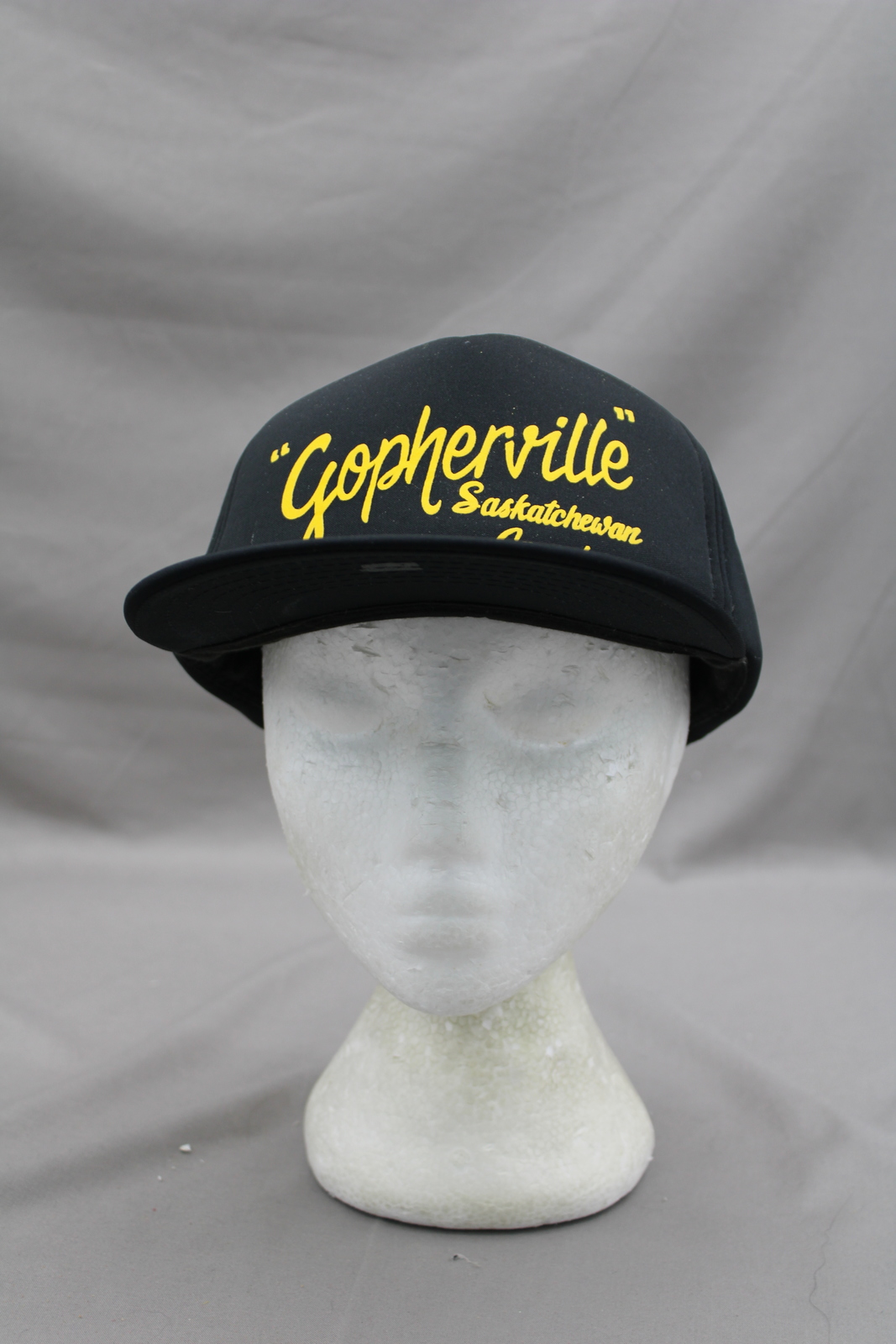 Vintage Puffer Farmer Hat - Gopherville Saskatchewan - Adult Snapback ...