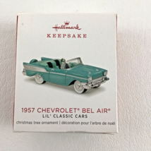 Hallmark Keepsake Christmas Mini Ornament 1957 Chevrolet Bel Air Lil Classic Car - £31.12 GBP