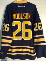 Reebok Premier NHL Jersey Buffalo Sabres Matt Moulson Navy sz L - $50.48