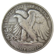 Us Half Dollar Walking Freedom 1945 Year Silver Plated Copy Commemorative Coin - £5.79 GBP