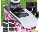 6-In-1 Mandoline For Kitchen, Cheese Grater, Vegetable Spiralizer And Ve... - $46.99