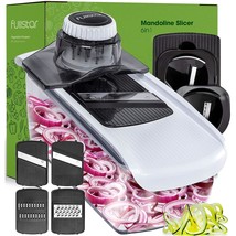 6-In-1 Mandoline For Kitchen, Cheese Grater, Vegetable Spiralizer And Ve... - £36.95 GBP