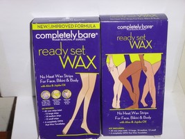 (2)  Completely Bare WAX  Strips No heat HypoAllergenic Wax - Face Bikin... - $11.99
