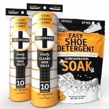 SneakERASERS Instant Sole and Sneaker Cleaner with Overnight Soak - Prem... - £27.60 GBP