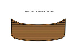 2000 Cobalt 220 Swim Platform Step Pad Boat EVA Foam Faux Teak Deck Floo... - £224.61 GBP