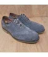 Johnston &amp; Murphy Oxfords Men&#39;s 11 M Gray Suede Casual dress Shoes 20-0947 - £28.25 GBP