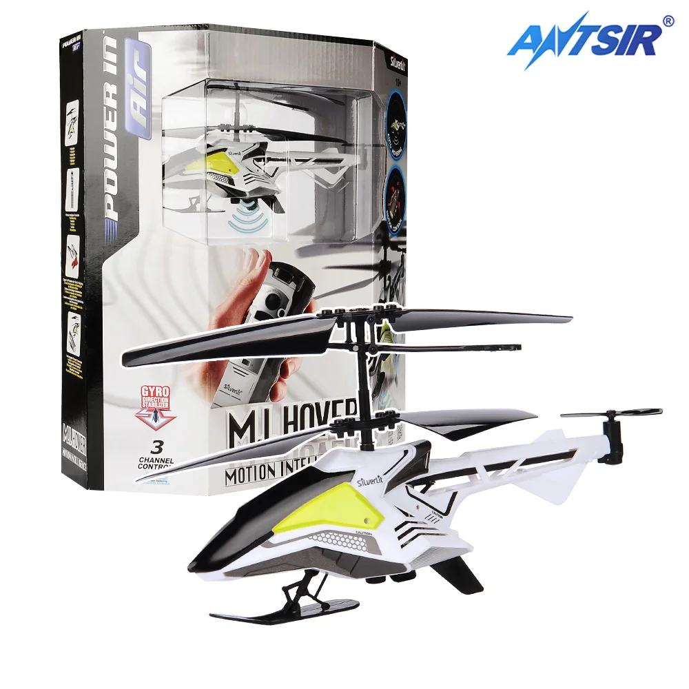 3CH RC Helicopter Auto-hover Gyro Stabilization with LED Light Remote Co... - £41.36 GBP