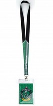 Harry Potter House of Slytherin Colors Lanyard with Slytherin Logo Badge Holder - £4.74 GBP