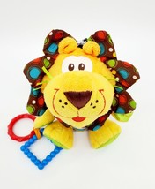 Play n Gro Lion Baby Growling Rattle Teether Development  9&quot; Plush Toy B18 - £7.86 GBP