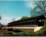 Claycomb Covered Bridge Bedford Pennsylvania PA UNP Chrome Postcard G10 - $4.90