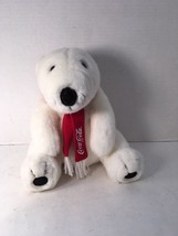 Coca-Cola 12” 1993 Plush Polar Bear with Red Scarf - £6.77 GBP