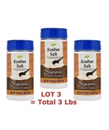 ( LOT 3 = 3 Lbs ) Supreme Tradition Kosher Salt (No Iodide) 16 oz Each - $27.06 CAD