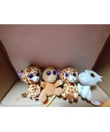McDonald&#39;s Teenie Beanie Boos Peanut Freckles Bongo Monkey Baby 4&quot; Fast ... - $276.77 MXN