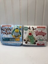Let’s Knit Kit Rodney Reindeer/Kevin The Penguin Lot Of 2 No Magazines - $29.69
