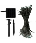 ORA LED Energia Solare Stringa Luci Con Sensore Automatico, Nero, 34.1m - $592.86 MXN