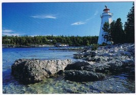 Postcard The Big Tub Lighthouse Tobermory Georgian Bay Ontario - £2.73 GBP