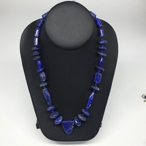 67.3g, 9mm-27mm Natural Lapis Lazuli Bead Mixed Shaped Strand, 31 Beads,LPB194 - £25.57 GBP