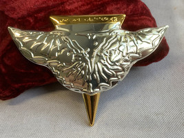 1992 Sterling Silver Franklin Mint Star Trek Romulan Bird of Prey Badge 17.50g - £40.15 GBP