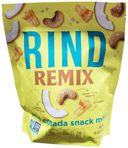 RIND REMIX PiñaColada ORGANIC COCONUT CRISPS SWEET+SALTY CASHEWS  PINEAP... - $16.74