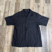 Men’s Pardazzio Uomo Black Shirt Size XXL - £8.51 GBP