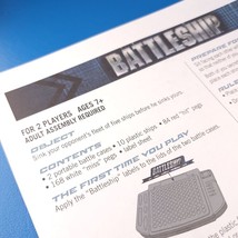 2012 Battleship Replacement Rules Sheet Hasbro 4730 - £2.01 GBP